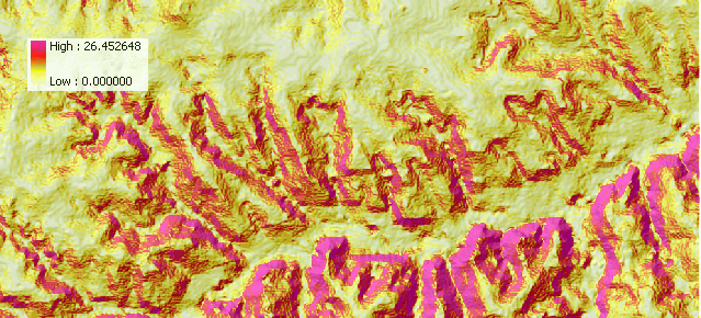 Slope Map For Arcmap Computing Usped Using Gis 1540